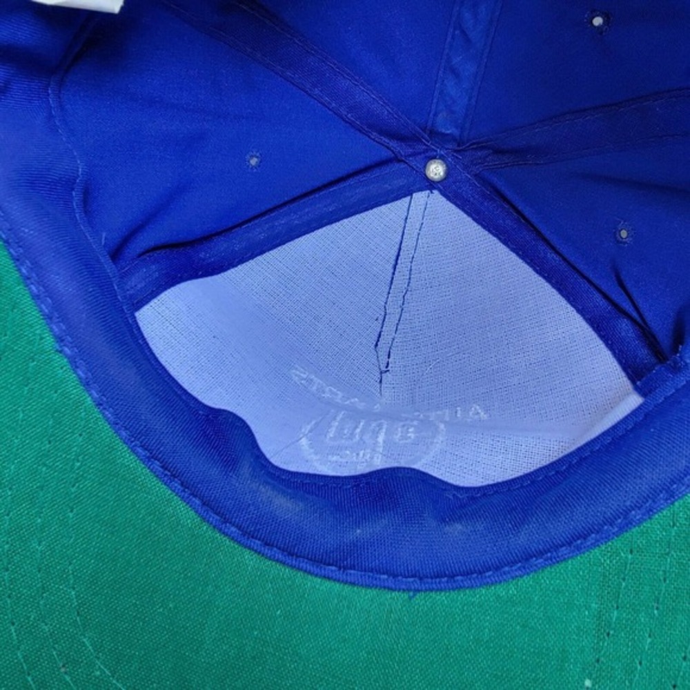 Vintage Auto Parts Warehouse‎ Inc. Spark Plugs Blue Snapback Baseball Hat - Picture 7 of 9